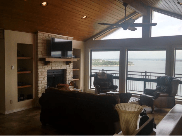 A recent home remodel job in the Canyon Lake, TX area
